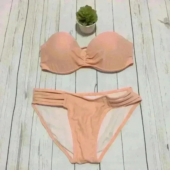 Top Melon Swimsuit Bikini Medium Pink - Picture 1 of 3